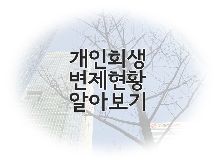 은평구 개인회생 법무사 신용회복하기