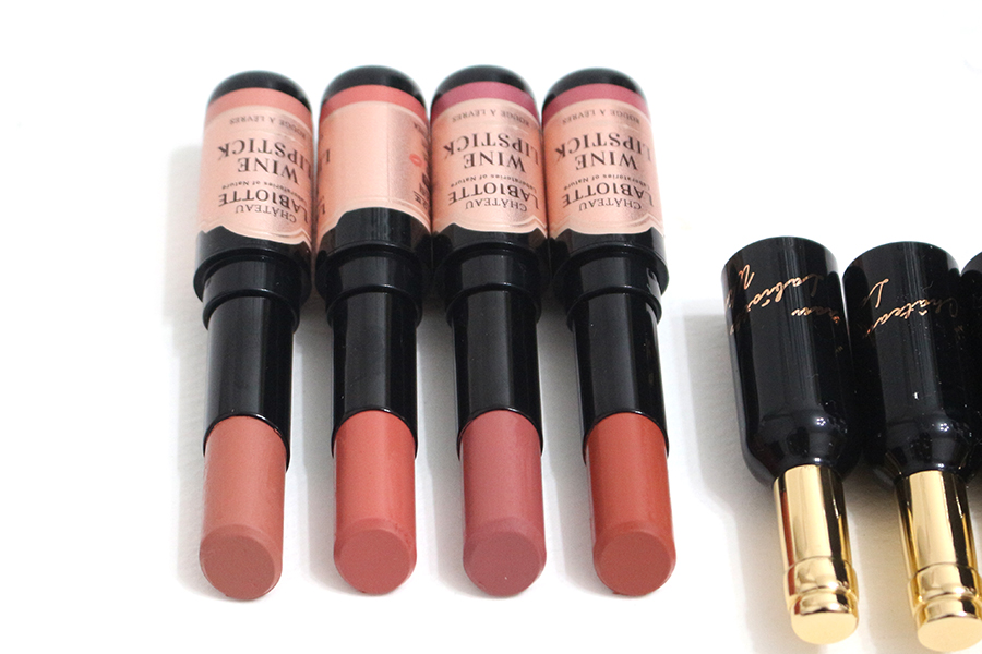 샤또 라비오뜨 와인 립스틱, 모멘틱 누드 컬렉션 전색상 발색