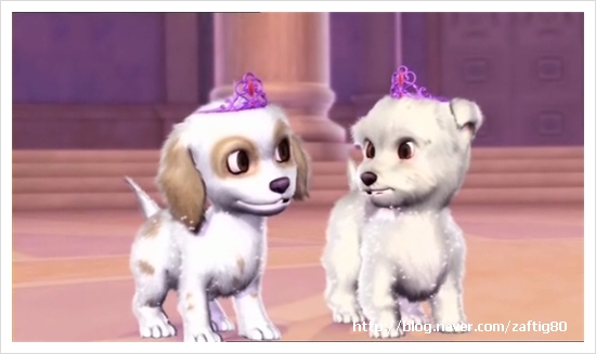 barbie diamond castle dogs
